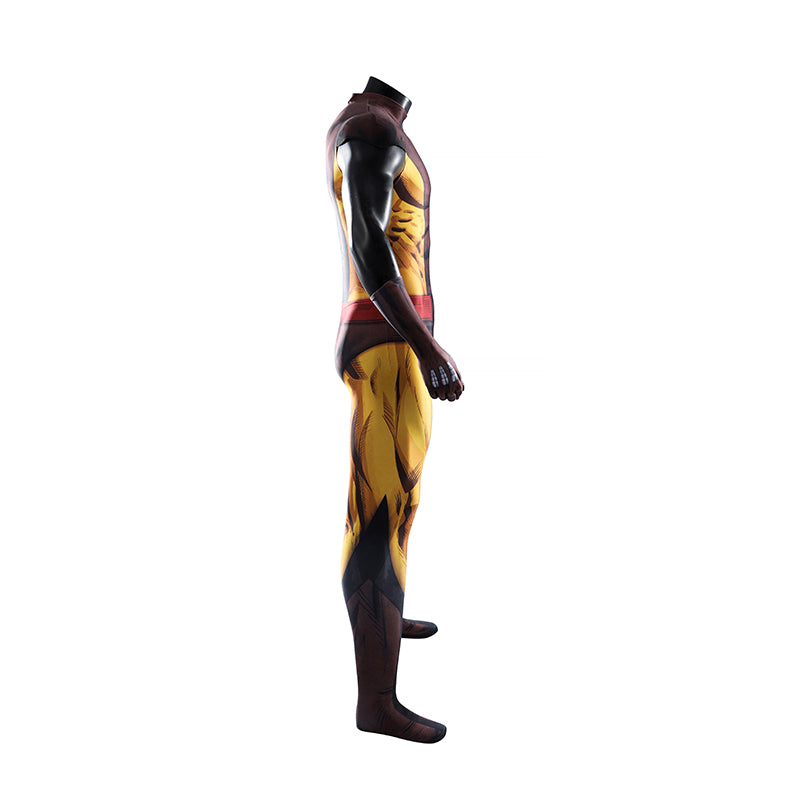 X-Men Wolverine Cosplay Costume The Brown Jumpsuit Halloween Costume