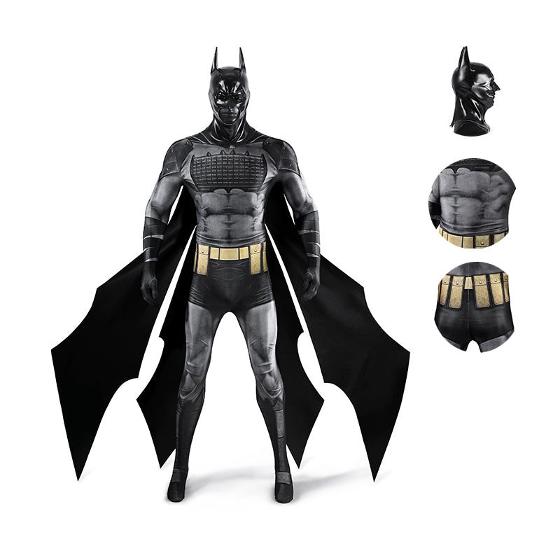 Absolute Batman Bruce Wayne Cosplay Costume Man Jumpsuit