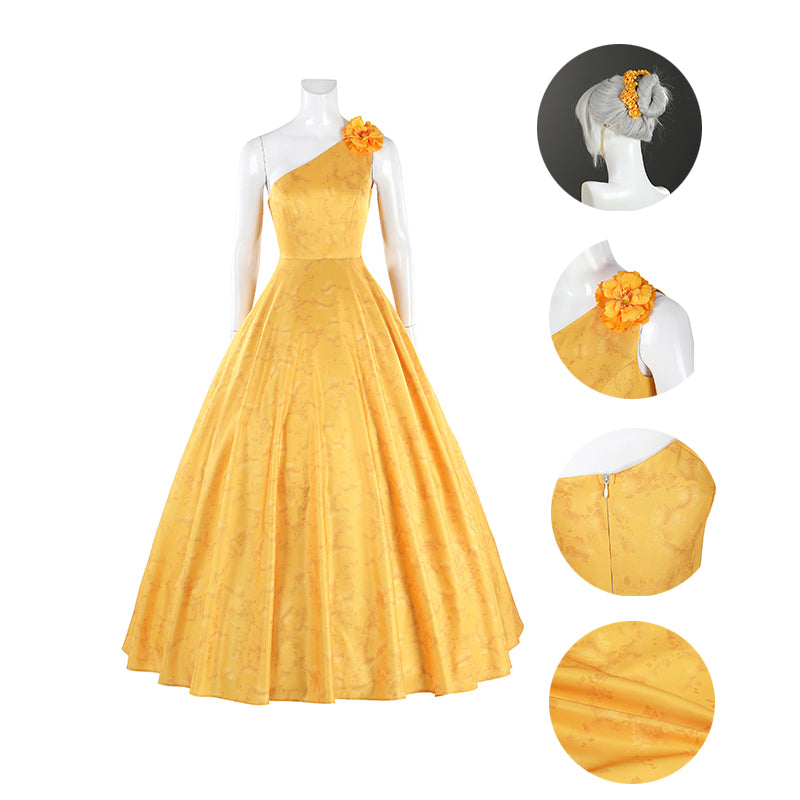 Zoo 2 Movie Judy Hopps Cosplay Costume Yellow Fancy Party Dress Suit