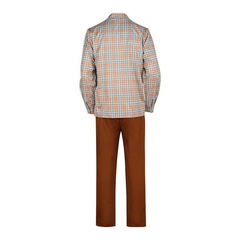 Stranger Things Will Byers Cosplay Costume Checkered Set Party Suit