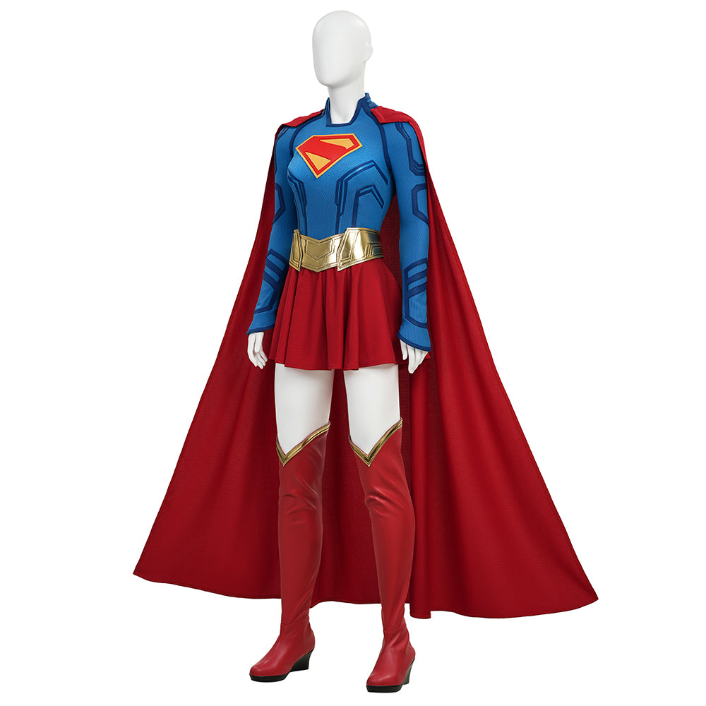 Ver 2 2026 Superhero Legacy Girl of Steel Supergirl Cosplay Costume Kara Zor-El Outfit