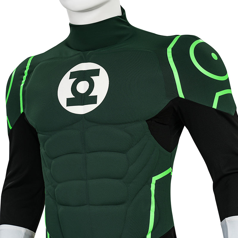 Superman Lantern Green Hal Jordan Justice League Cosplay Costume Suit