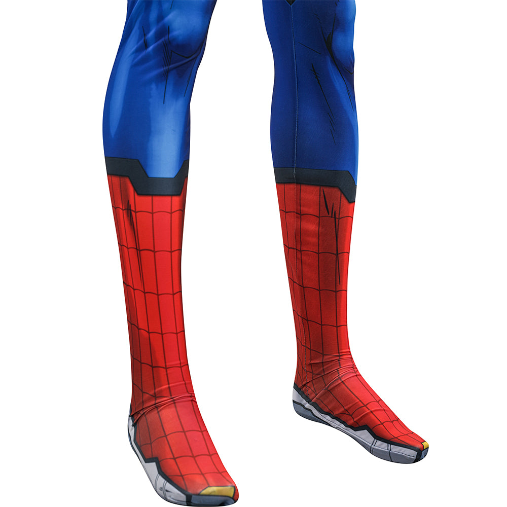 Sipderman Cosplay Costume Marvel Tokon Fighting Souls Printed Halloween Outfit