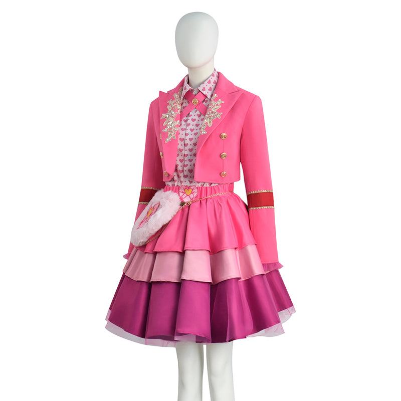 Red Descendants Jacket Outfit Descendants: Wicked Wonderland Cosplay Costume Suit