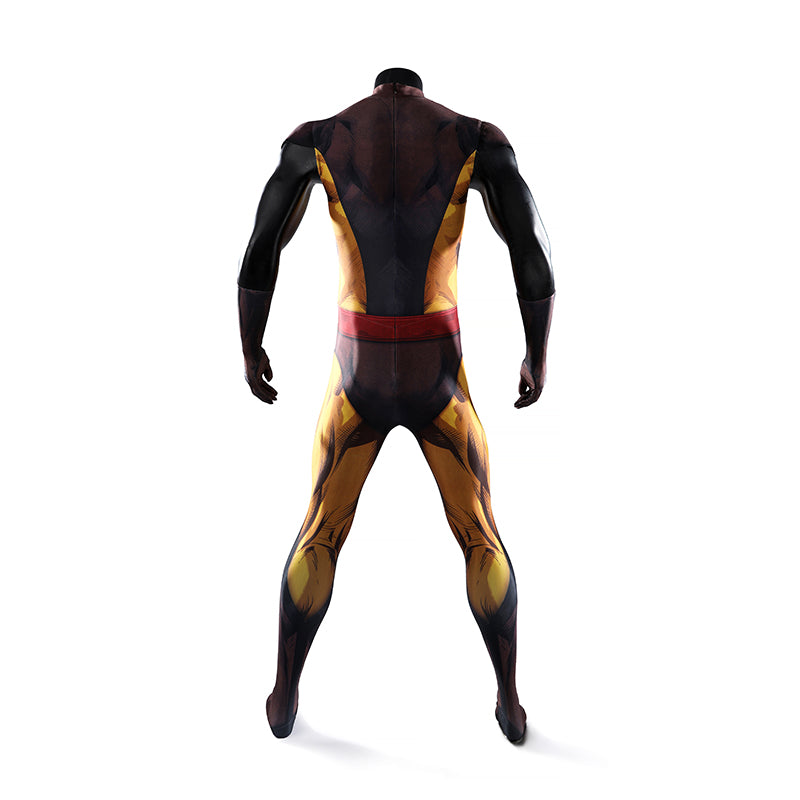 X-Men Wolverine Cosplay Costume The Brown Jumpsuit Halloween Costume