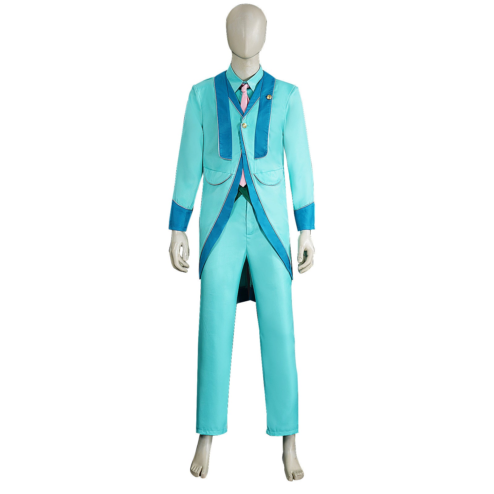 Wicked For Good Wizard Fiyero Cosplay Blue Cosplay Costume Halloween Suit