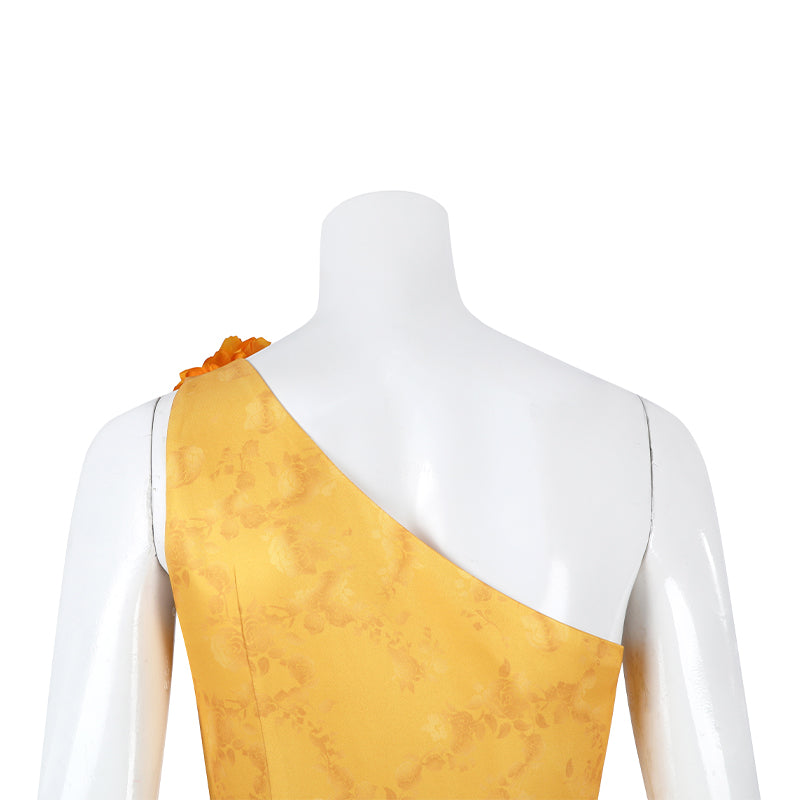 Zoo 2 Movie Judy Hopps Cosplay Costume Yellow Fancy Party Dress Suit