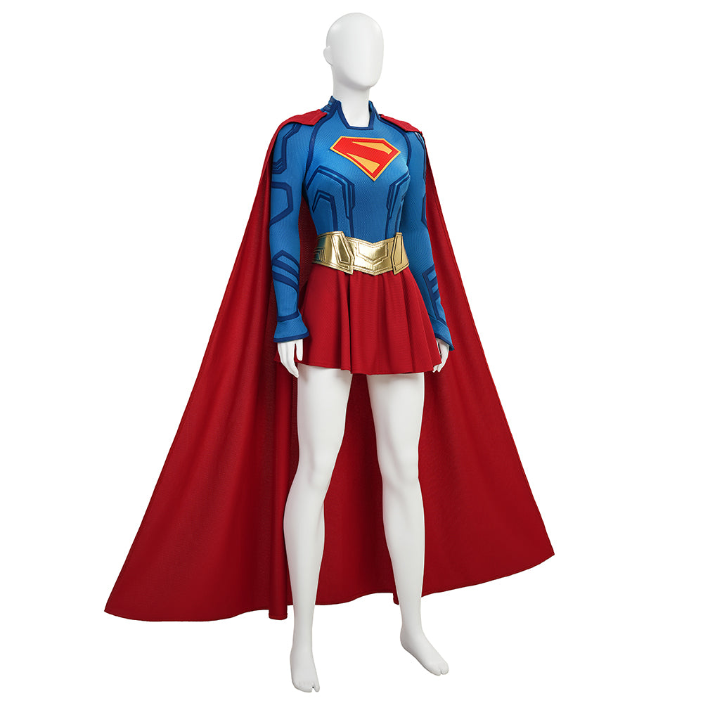 Ver 2 2026 Superhero Legacy Girl of Steel Supergirl Cosplay Costume Kara Zor-El Outfit