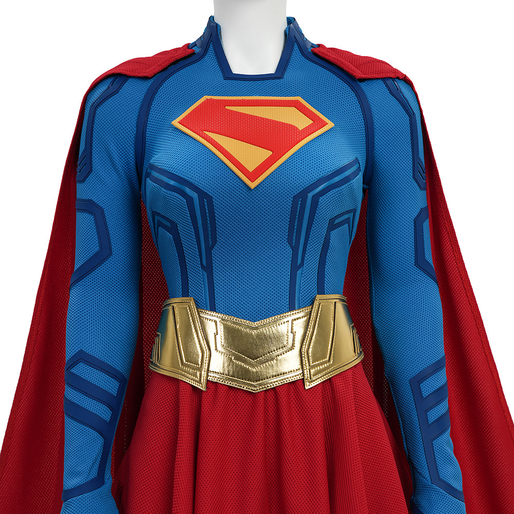 Ver 2 2026 Superhero Legacy Girl of Steel Supergirl Cosplay Costume Kara Zor-El Outfit