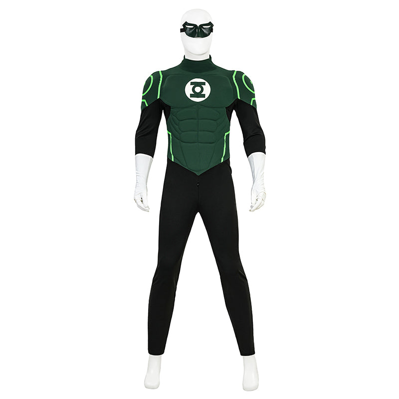 Superman Lantern Green Hal Jordan Justice League Cosplay Costume Suit