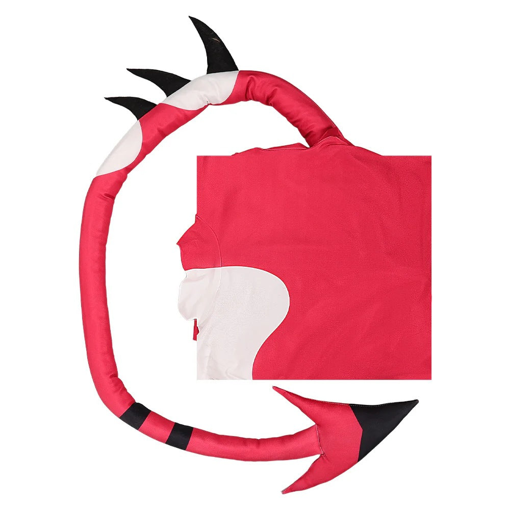 Hazbin Blitzo Hotel Costume Adults Blitzo Jumpuit Pink Suit With Tail