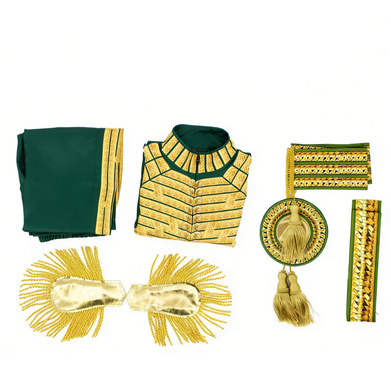 Wicked For Good Wizard Fiyero Cosplay Green Cosplay Costume Cosplay Suit