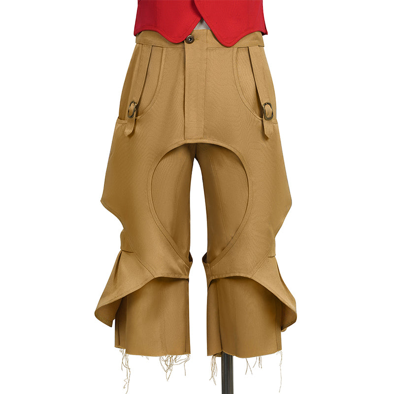 One Piece Live Action Season 2 Luffy Cosplay Costume Halloween Carnival Outfit