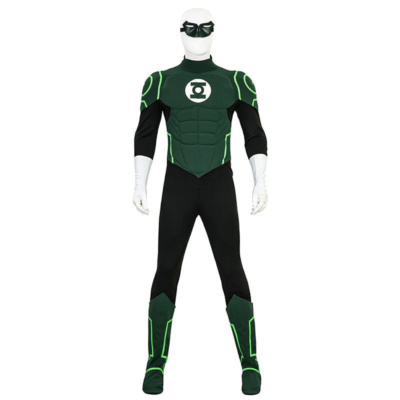 Superman Lantern Green Hal Jordan Justice League Cosplay Costume Suit