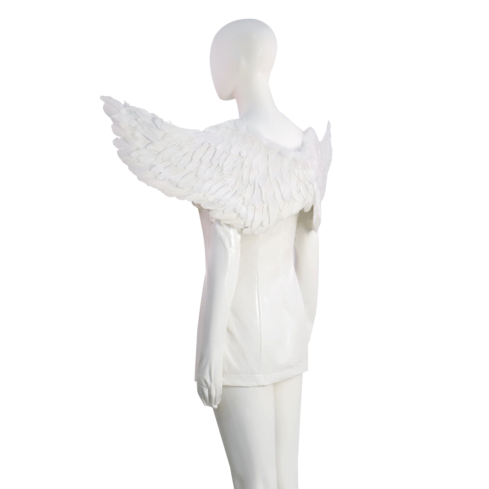 Alien Stage Sua Cosplay Costume White Leather Halloween Suit
