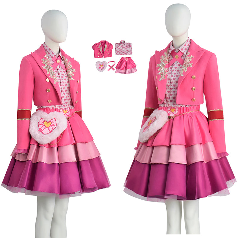 Red Descendants Jacket Outfit Descendants: Wicked Wonderland Cosplay Costume Suit