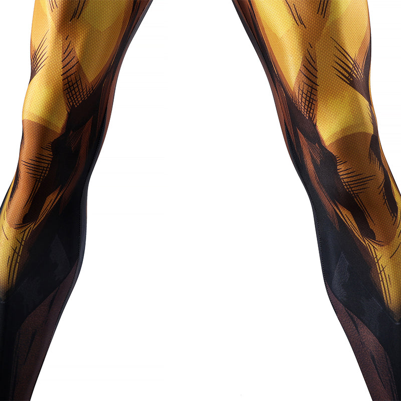 X-Men Wolverine Cosplay Costume The Brown Jumpsuit Halloween Costume