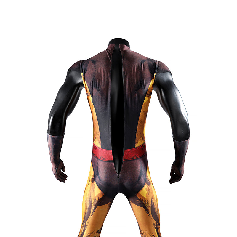 X-Men Wolverine Cosplay Costume The Brown Jumpsuit Halloween Costume