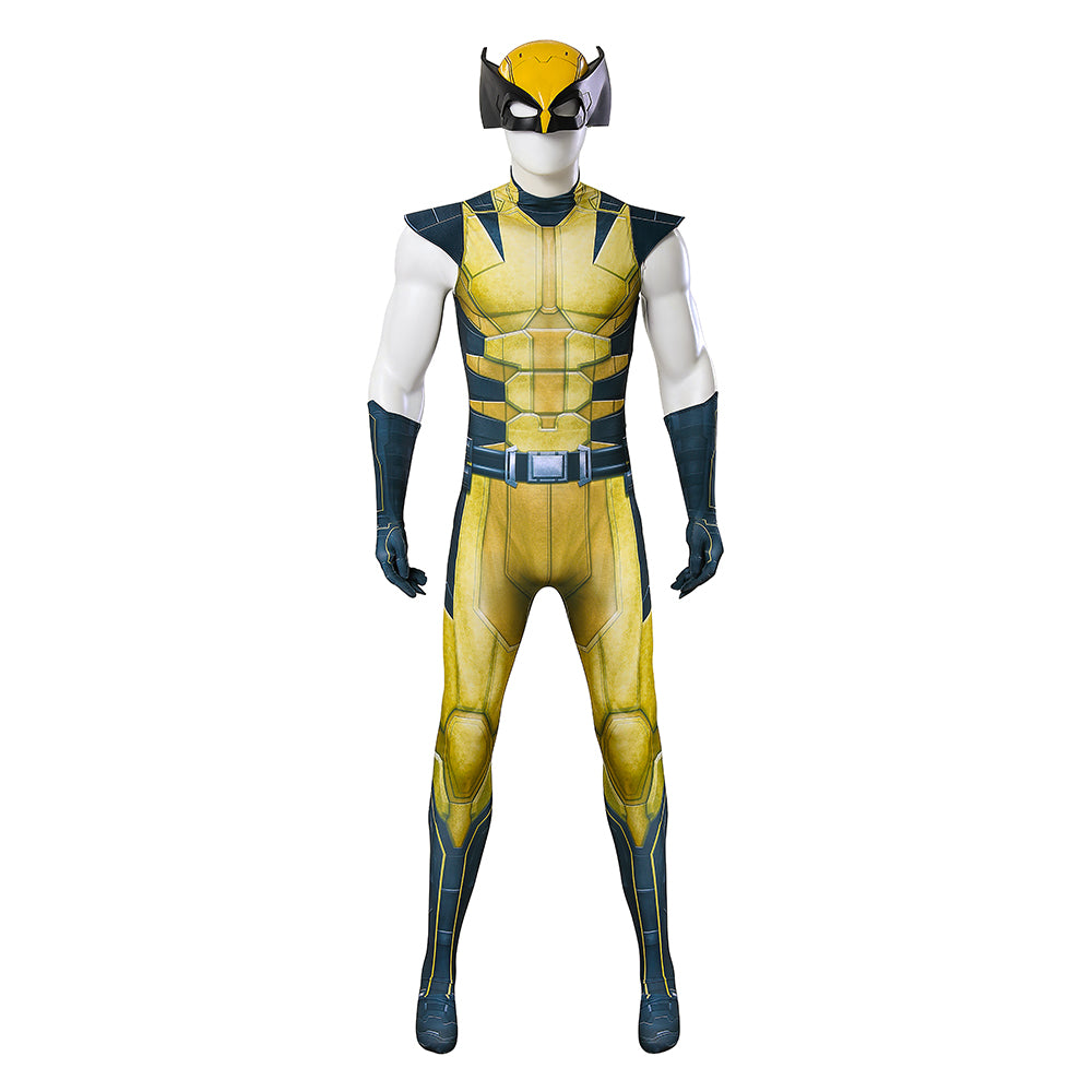 PS5 Marvel Rivals Wolverine James Logan Howlett Cosplay Costume Halloween Jumpsuit